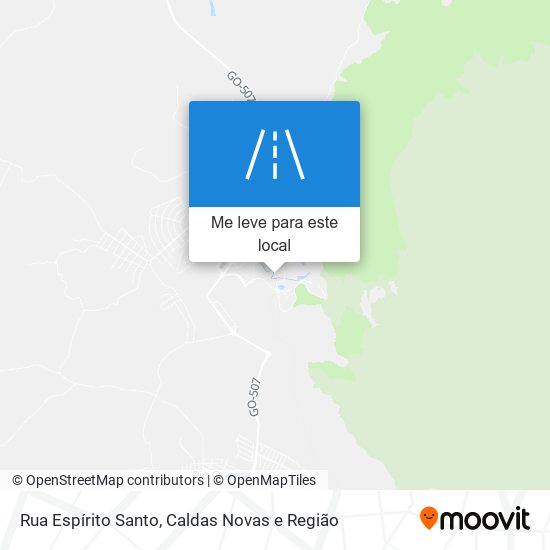 Rua Espírito Santo mapa