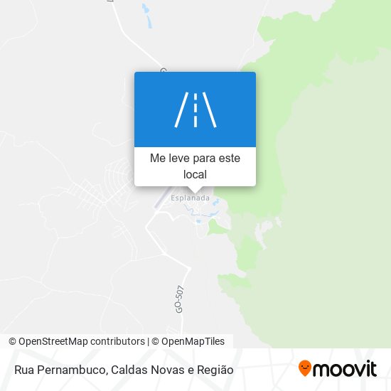 Rua Pernambuco mapa