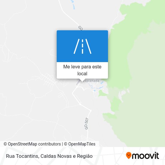 Rua Tocantins mapa