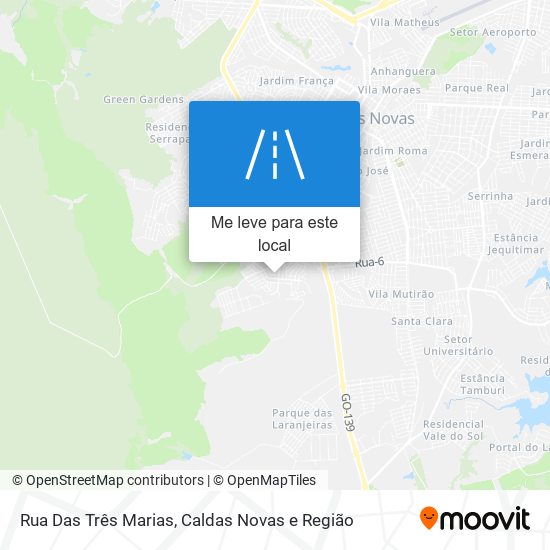 Rua Das Três Marias mapa