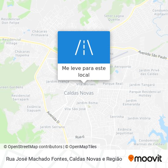 Rua José Machado Fontes mapa