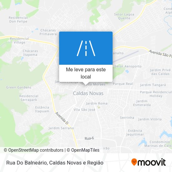 Rua Do Balneário mapa