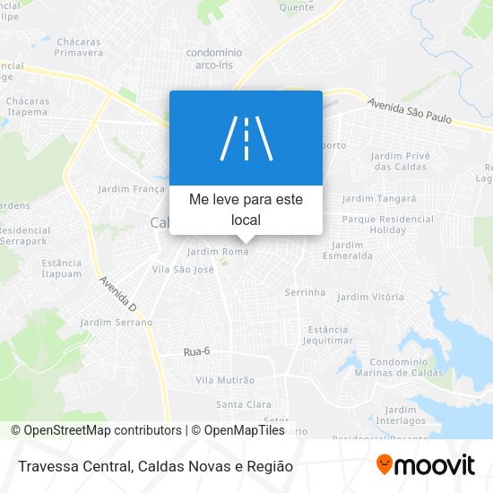 Travessa Central mapa