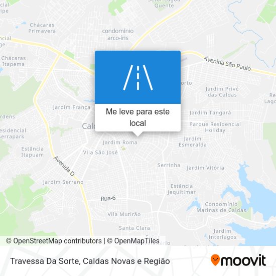 Travessa Da Sorte mapa