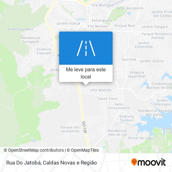 Rua Do Jatobá mapa