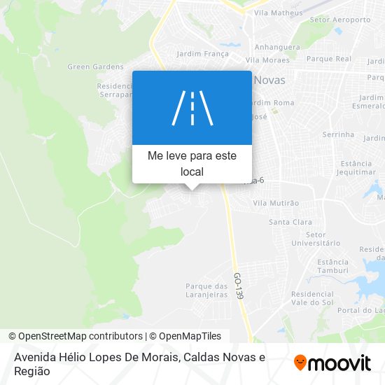 Avenida Hélio Lopes De Morais mapa