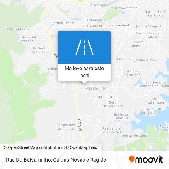 Rua Do Balsaminho mapa