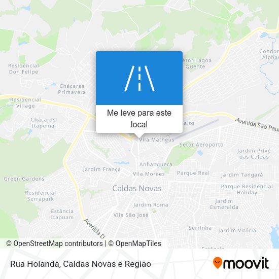 Rua Holanda mapa