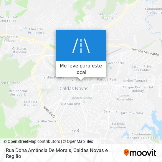 Rua Dona Amância De Morais mapa