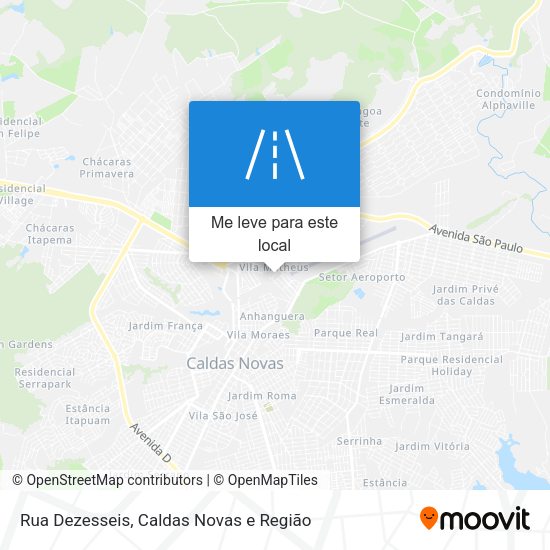 Rua Dezesseis mapa