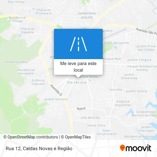 Rua 12 mapa