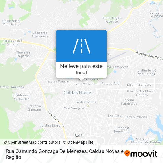 Rua Osmundo Gonzaga De Menezes mapa