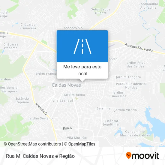 Rua M mapa