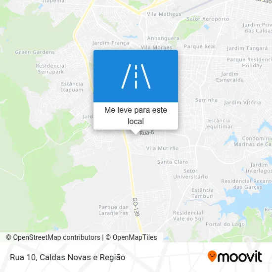 Rua 10 mapa