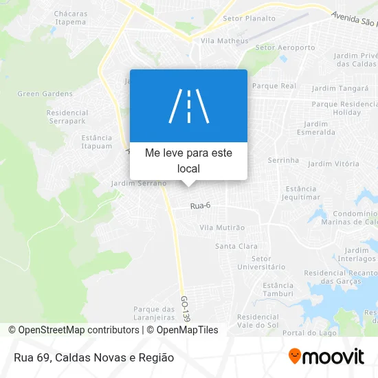 Rua 69 mapa