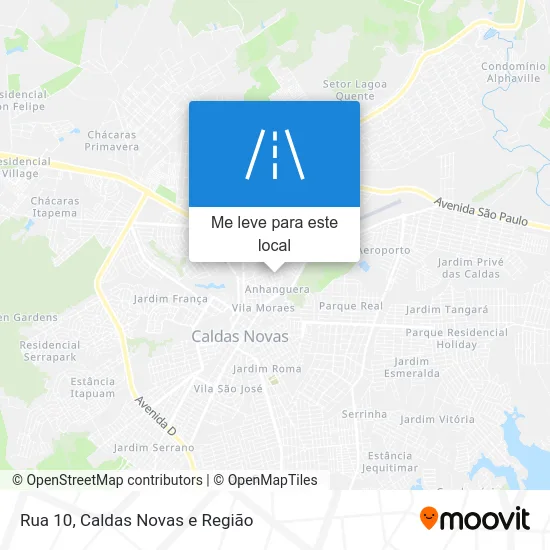 Rua 10 mapa