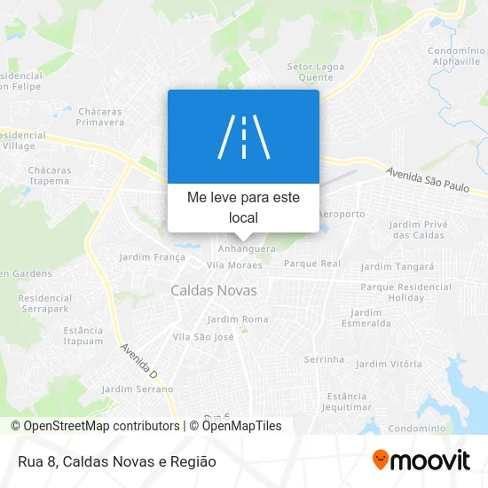 Rua 8 mapa