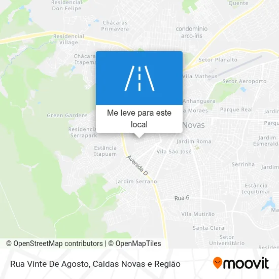 Rua Vinte De Agosto mapa