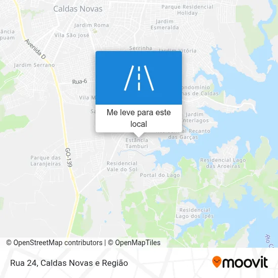 Rua 24 mapa