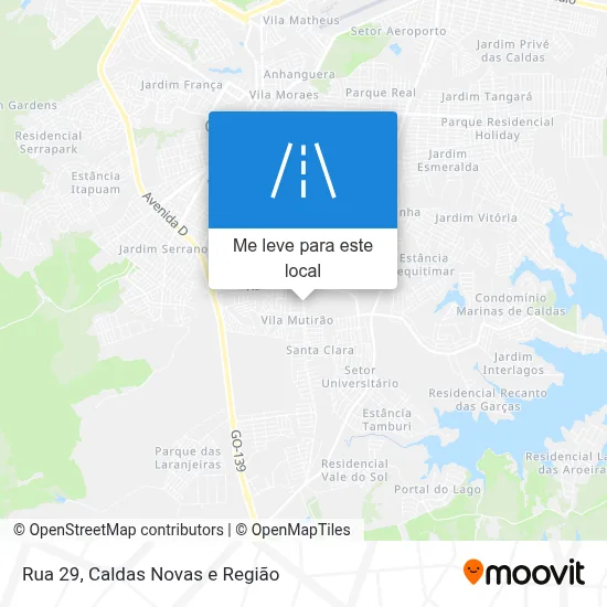 Rua 29 mapa