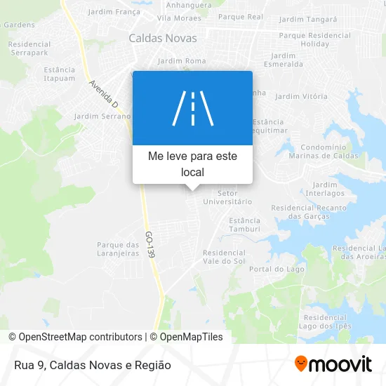 Rua 9 mapa