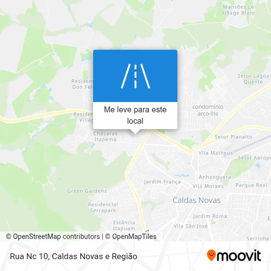 Rua Nc 10 mapa