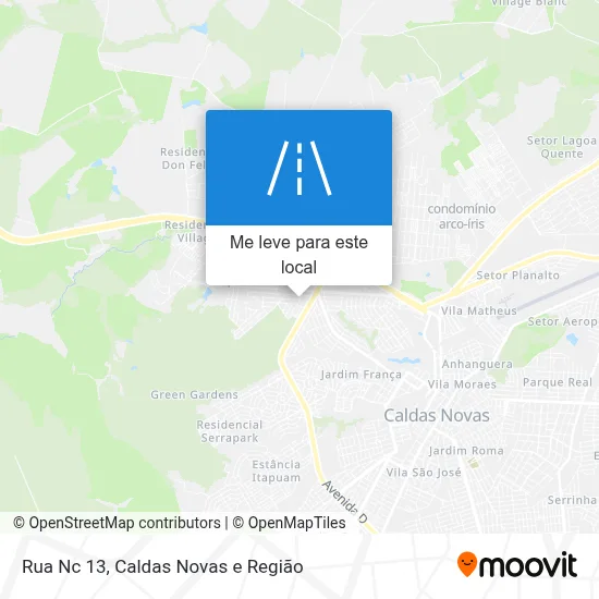 Rua Nc 13 mapa