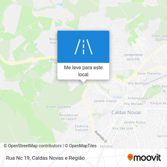 Rua Nc 19 mapa