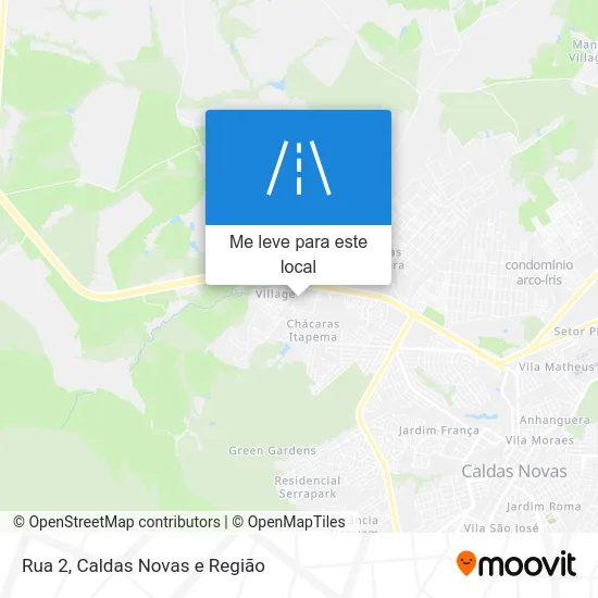 Rua 2 mapa