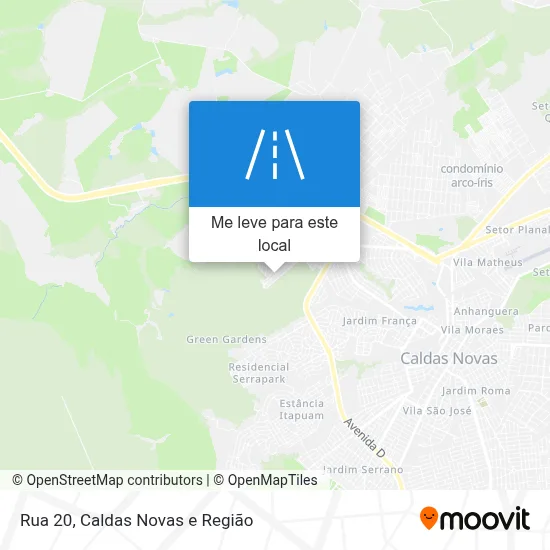 Rua 20 mapa