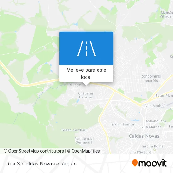 Rua 3 mapa