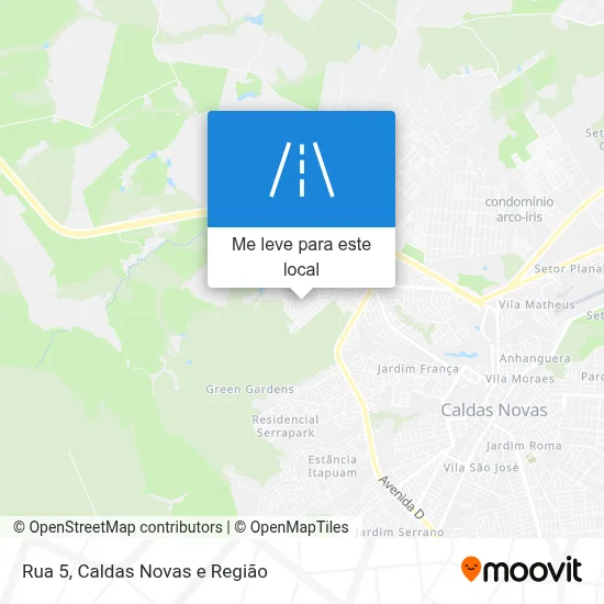 Rua 5 mapa