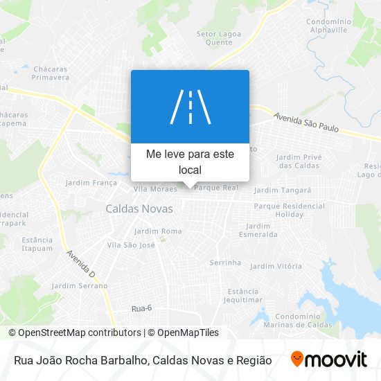 Rua João Rocha Barbalho mapa
