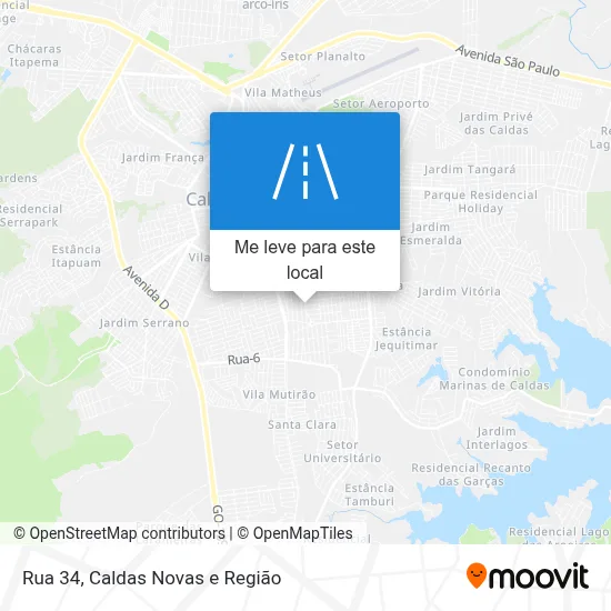 Rua 34 mapa