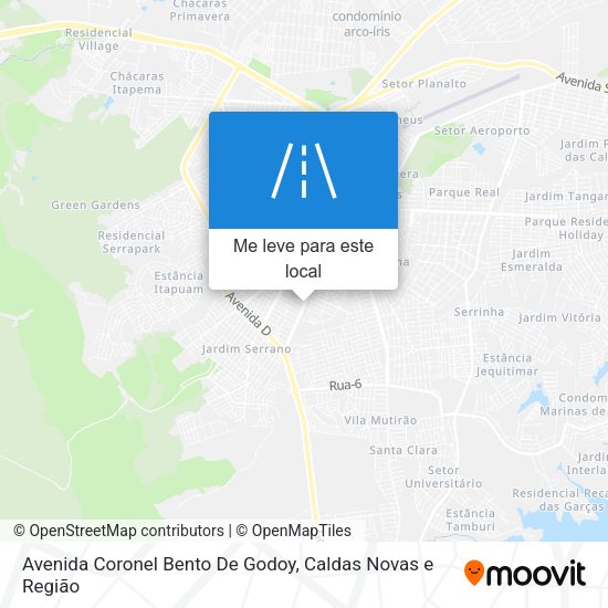 Avenida Coronel Bento De Godoy mapa