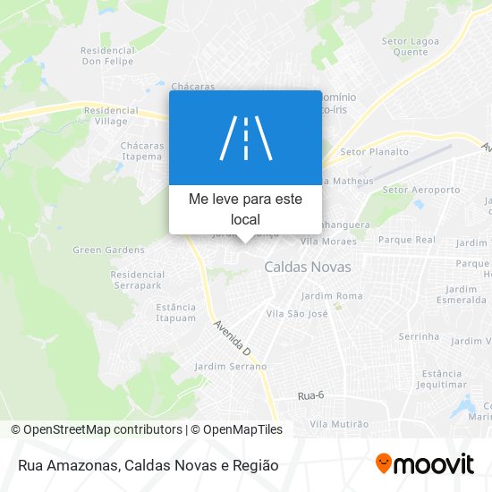 Rua Amazonas mapa