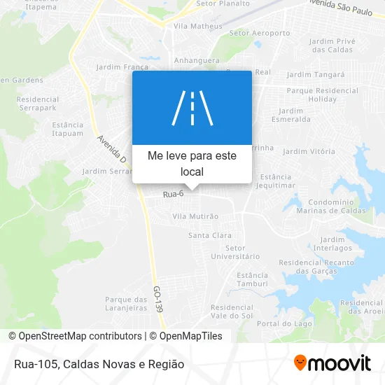 Rua-105 mapa