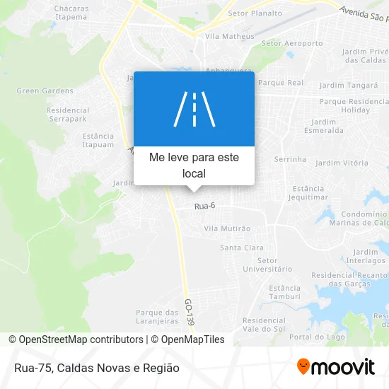 Rua-75 mapa