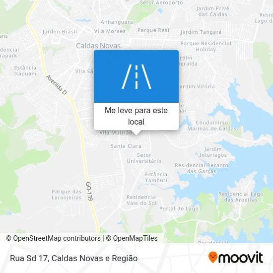 Rua Sd 17 mapa