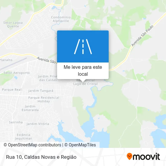 Rua 10 mapa