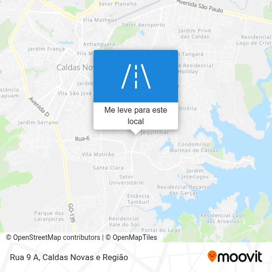 Rua 9 A mapa