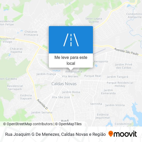Rua Joaquim G De Menezes mapa