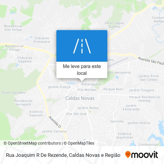 Rua Joaquim R De Rezende mapa