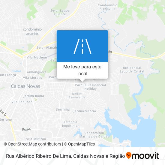 Rua Albérico Ribeiro De Lima mapa