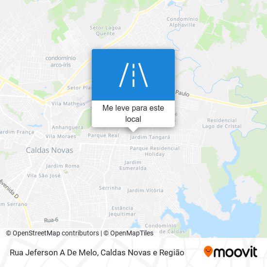 Rua Jeferson A De Melo mapa