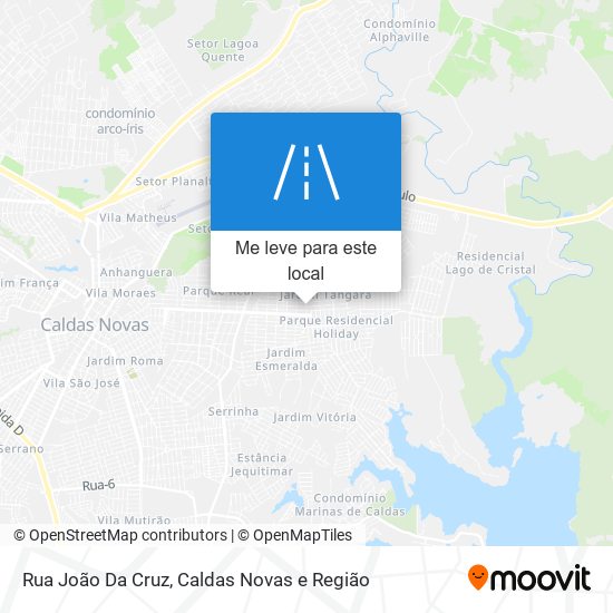Rua João Da Cruz mapa