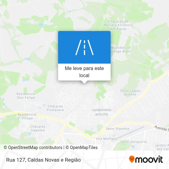 Rua 127 mapa