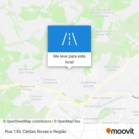 Rua 136 mapa