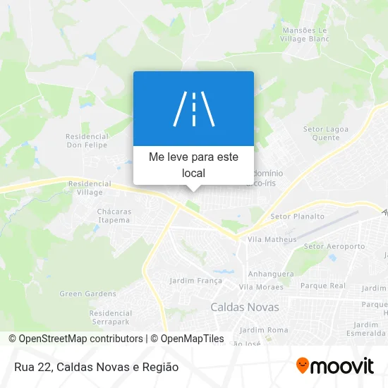 Rua 22 mapa