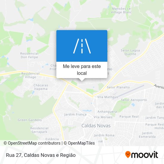 Rua 27 mapa
